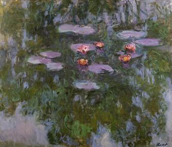 Claude Oscar Monet : Water Lilies XVI